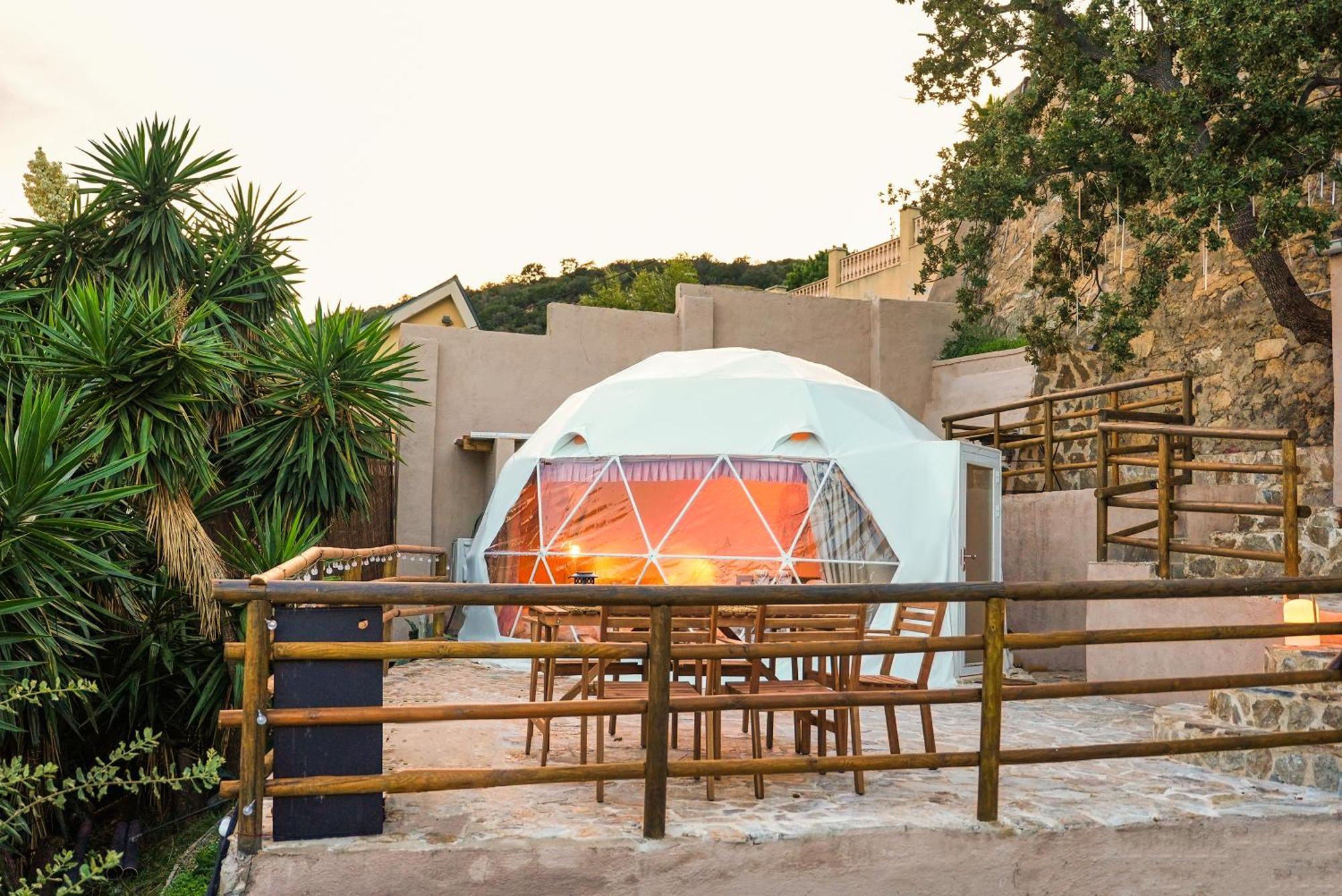 Aaa View Private Terrace Outdoor Heated Hot Tub Family Fun Villa Badalona Buitenkant foto