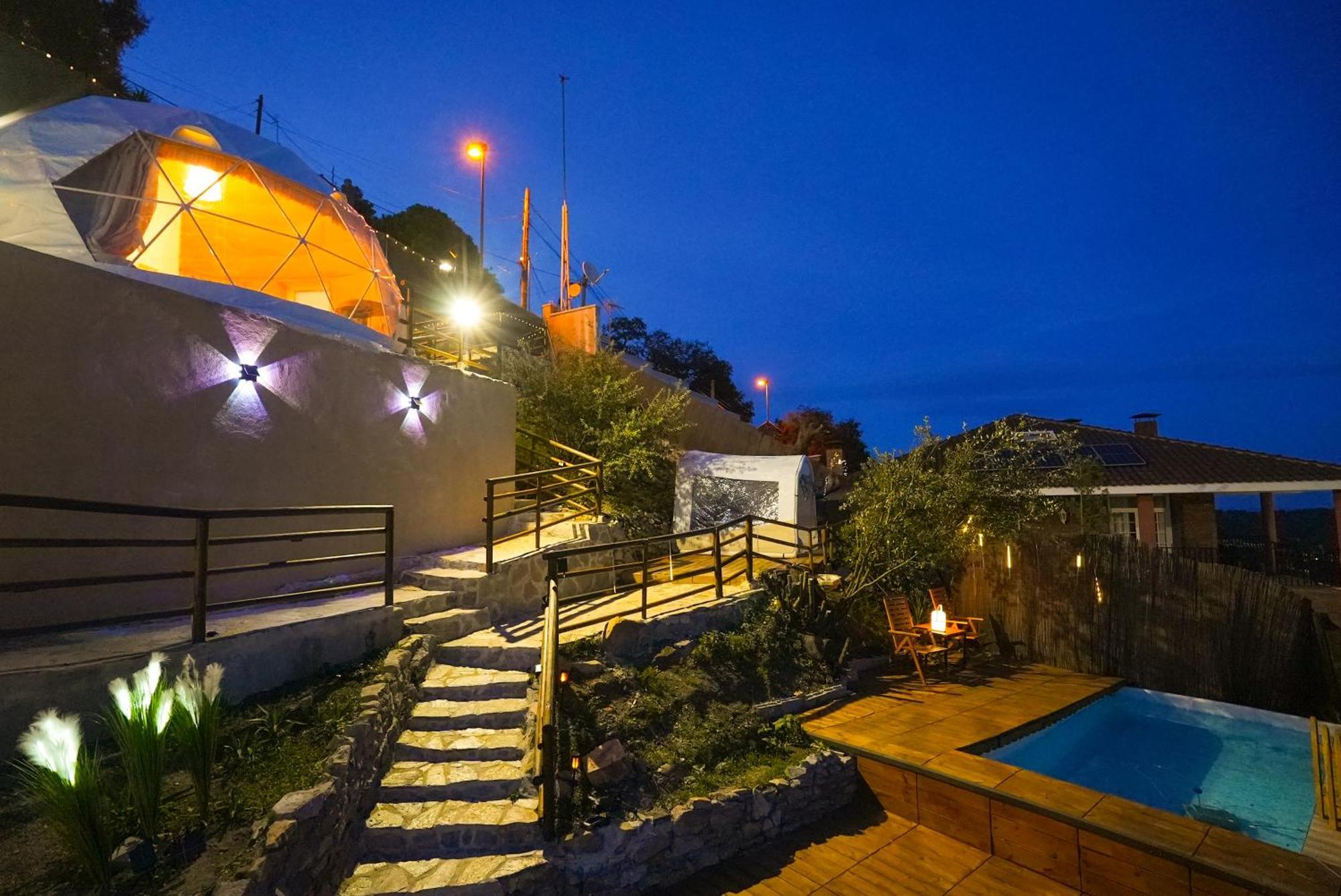 Aaa View Private Terrace Outdoor Heated Hot Tub Family Fun Villa Badalona Buitenkant foto